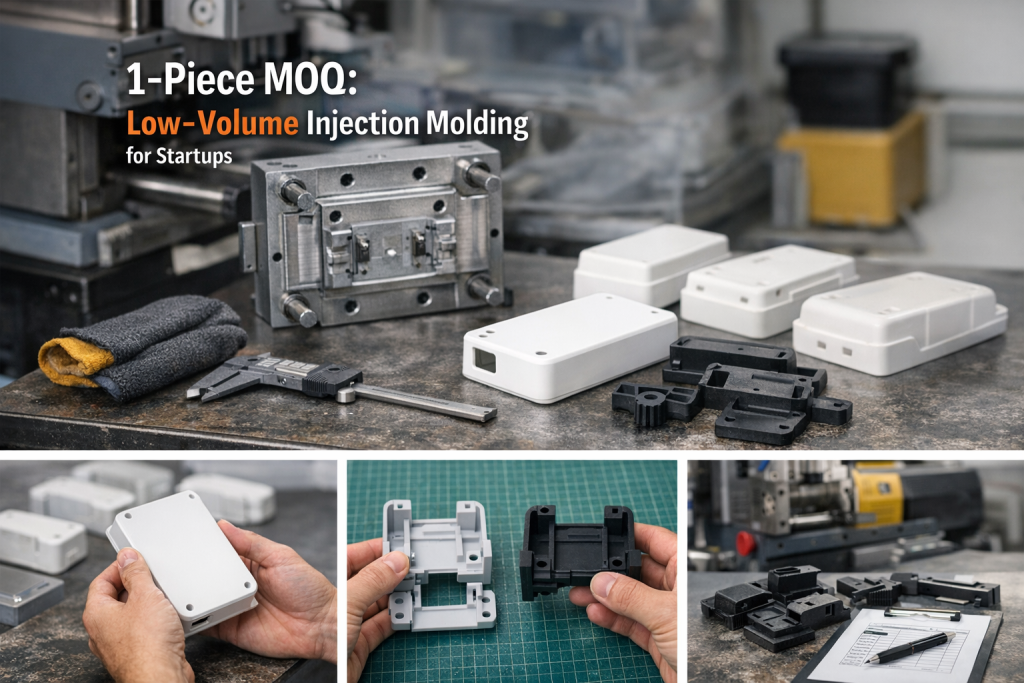 1 piece moq low volume injection molding