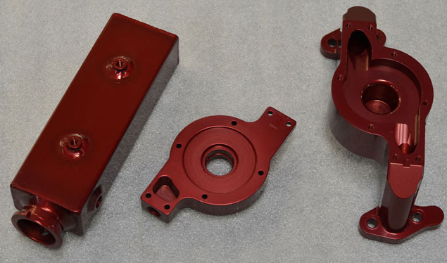 As machined + Anodized type II
