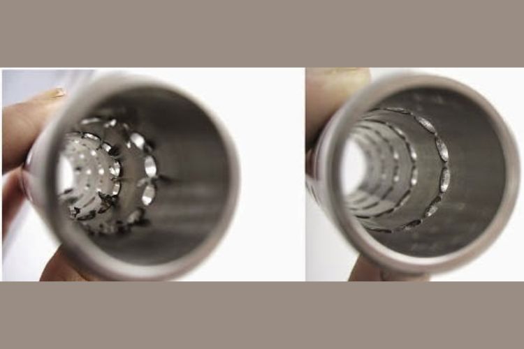 Hole deburring