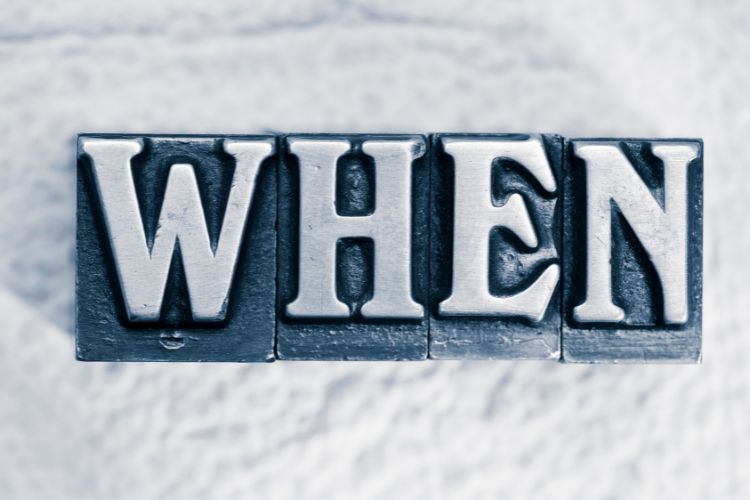 When