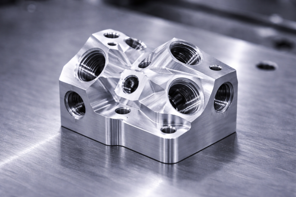 5 axis cnc compound angle manifold
