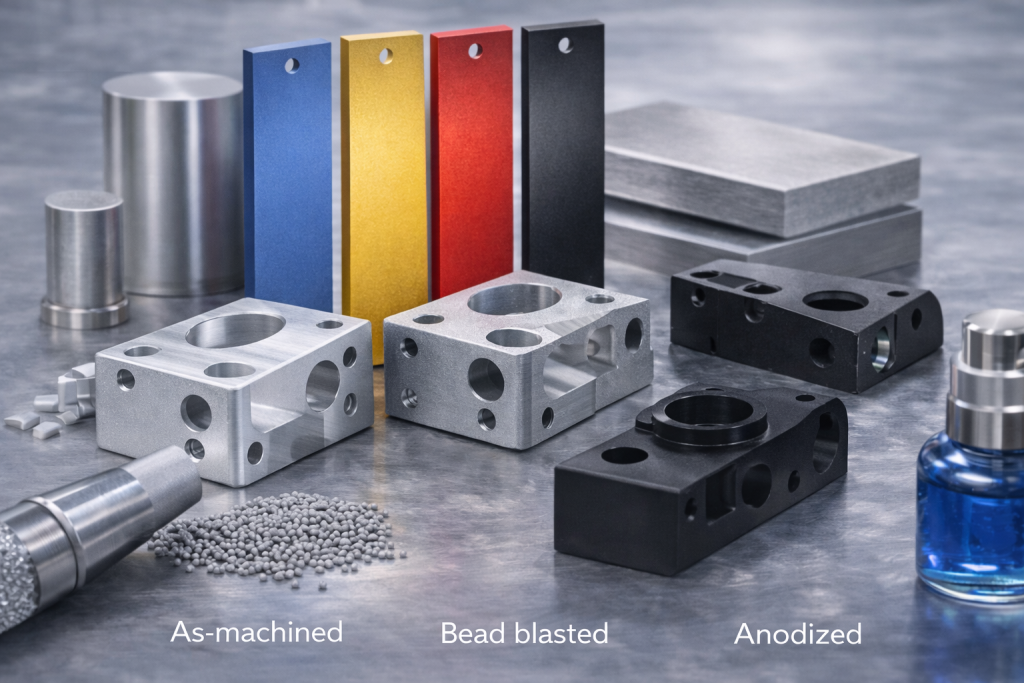 5 axis cnc finishing options surface treatment