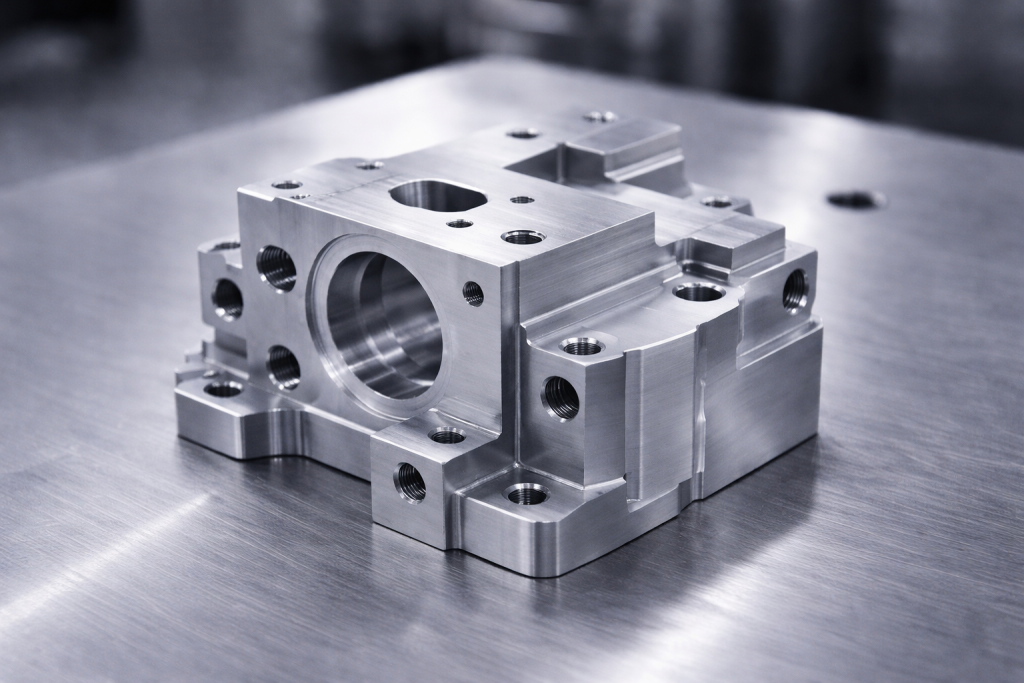5 axis cnc multi face housing