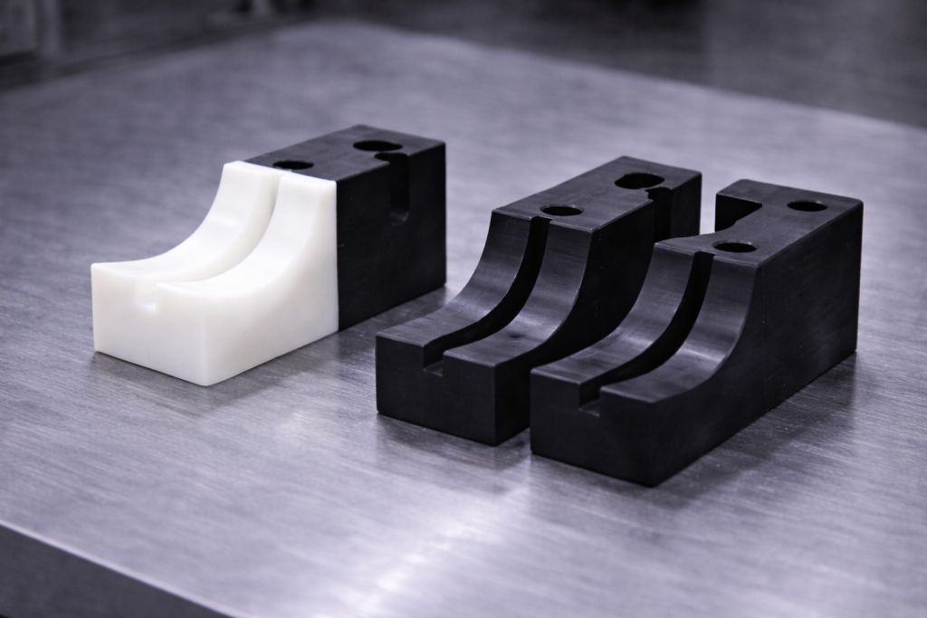 5 axis cnc pom soft jaws workholding