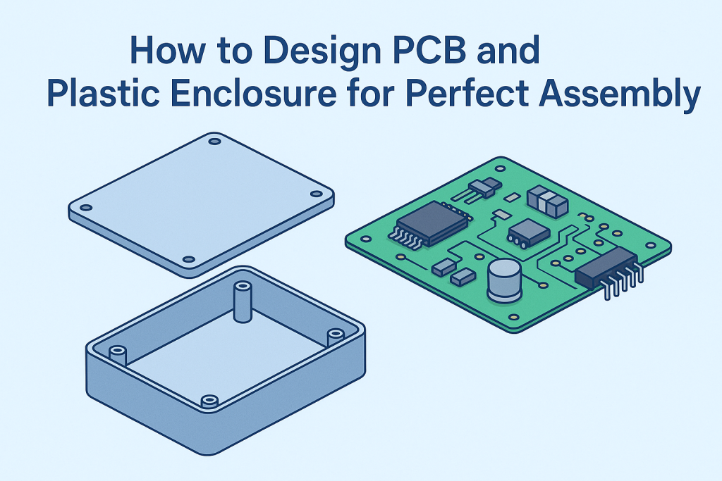 how to design pcb and plastic enclosure for perfect assembly