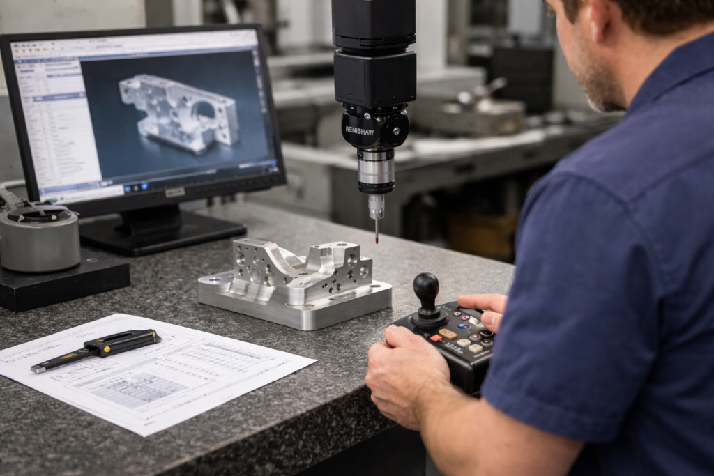 aerospace cmm inspection verification