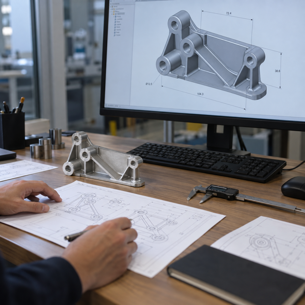automotive dfm engineering review cad part inspection