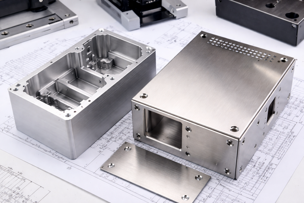 cnc sheet metal prototype enclosures