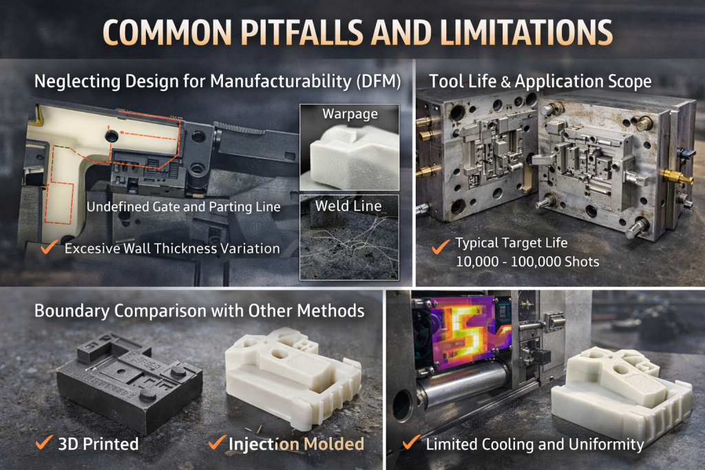 common pitfalls and limitations rapid tooling