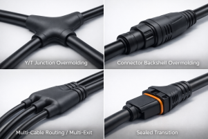 cable connector overmolding