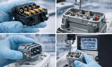 cleanroom connector housings electrical interfaces inspection