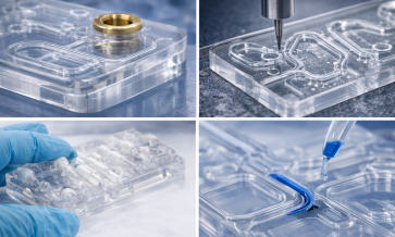 cleanroom microfluidic fluid path components