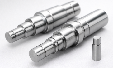 cnc turned shafts pins bearing seats grooves