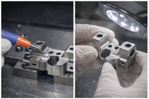 critical surface edge condition control deburring inspection