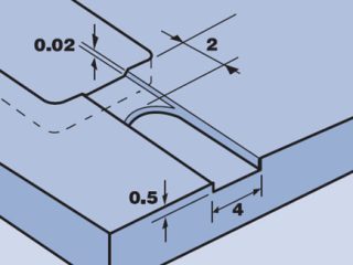 injection mold venting feature control