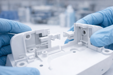 medical snap fit retention assembly features
