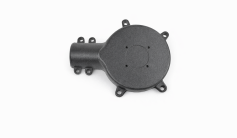 MJF bead blasted nylon part with uniform matte surface finish
