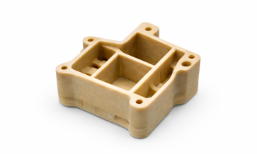 peek injection molded housing