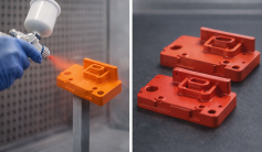 sla painting coating finish appearance parts