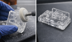 sla polishing finish cosmetic parts