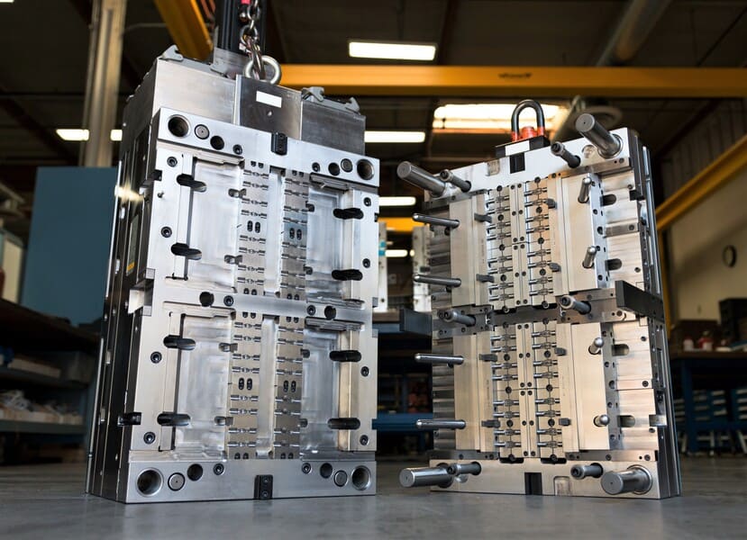 clean injection mold vents cavities and ejector areas