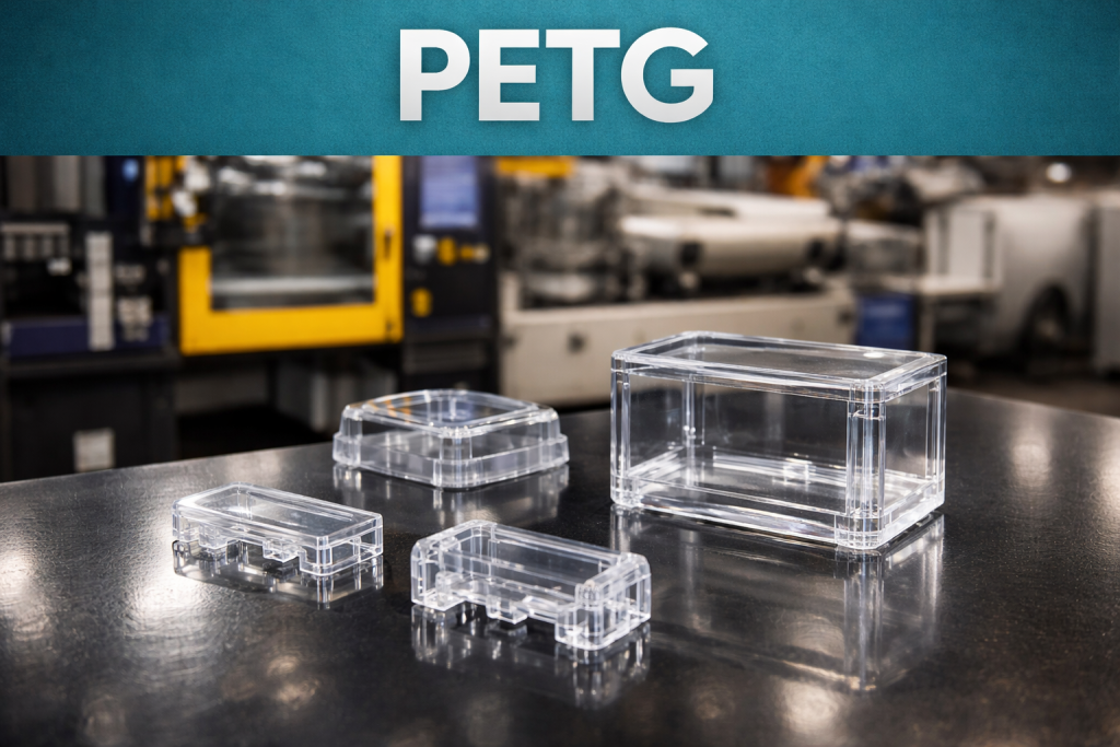 petg clear parts injection molding housings