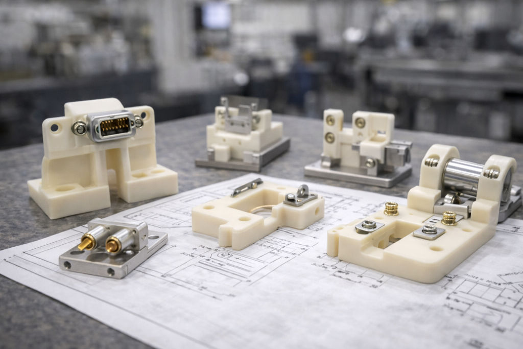 plastic insulators hybrid interfaces plastic metal assemblies