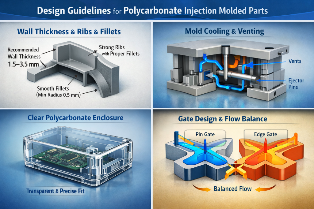 polycarbonate injection molding design guidelines