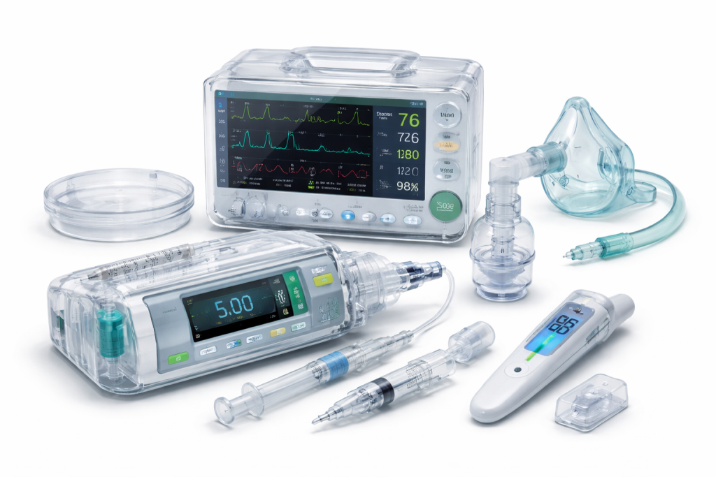 polycarbonate medical injection molded components