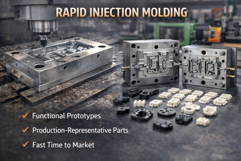 rapid injection molding production representative parts