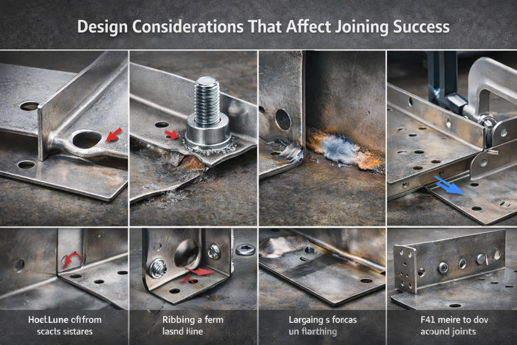 sheet metal joining design considerations prototype