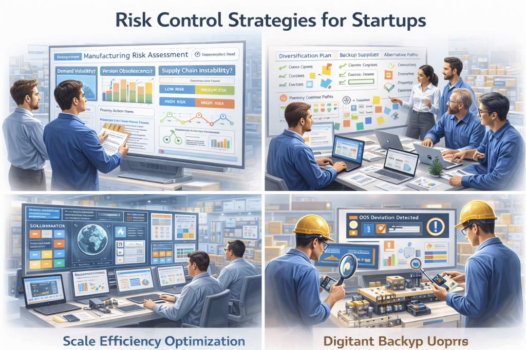startup risk control strategies manufacturing