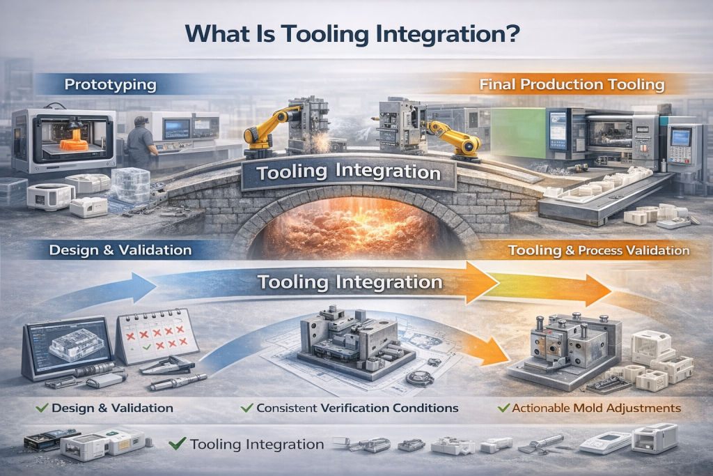 tooling integration bridge tooling to production