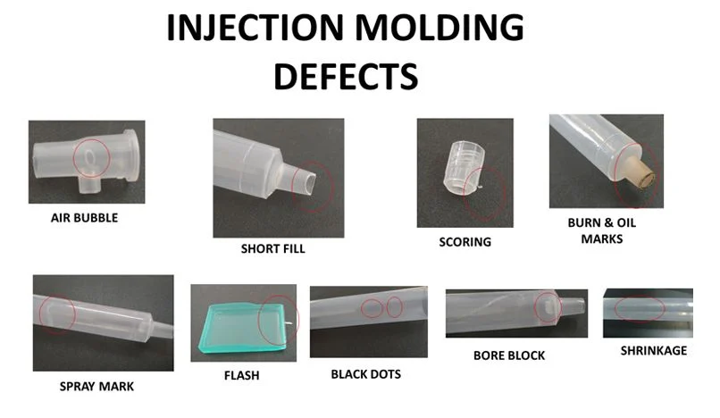 top injection molding defects